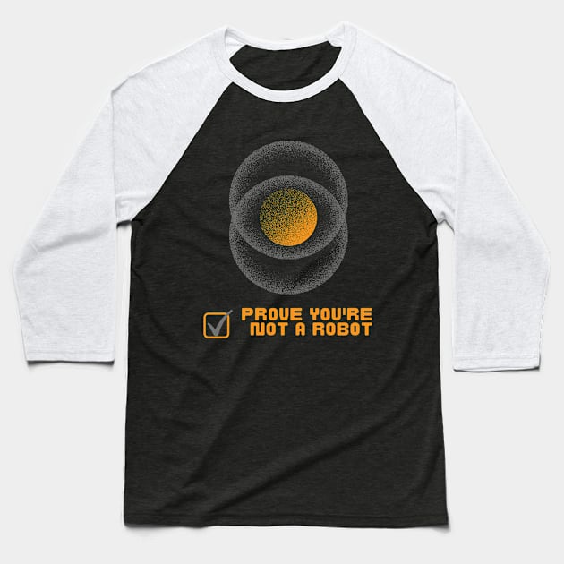 AI Vision: Exploration Baseball T-Shirt by Clue Sky